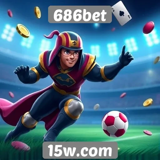Variedade de jogos disponíveis na plataforma 686bet